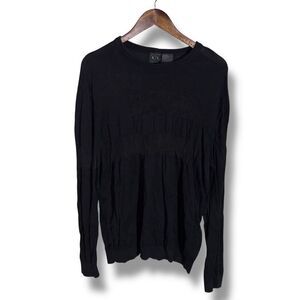 Black Armani Exchange Crewneck Sweater Size XL